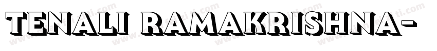 Tenali Ramakrishna字体转换